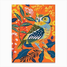 Spring Birds Eastern Screech Owl 1 Canvas Print
