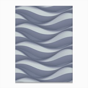 Blue Waves Canvas Print