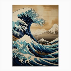 Great Wave Off Kanagawa 7 Canvas Print