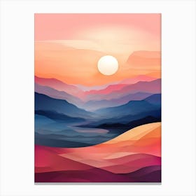 Abstract Landscape 9 Canvas Print