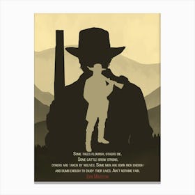 John Marston Red Dead Canvas Print