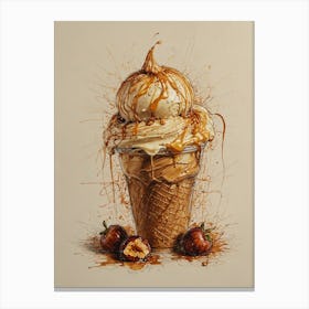 Ice Cream 10 Canvas Print