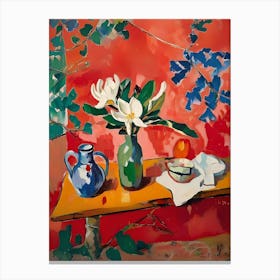Magnolias Matisse Abstract Canvas Print
