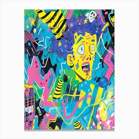 Graffiti Art Illustration Canvas Print