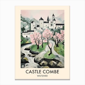 Castle Combe (Wiltshire) Painting 8 Travel Poster Canvas Print