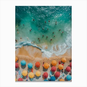 Aerial View Miami Beach Canvas Print