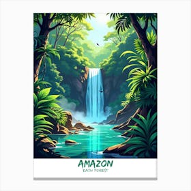 Amazon Rainforest Background 1 Canvas Print