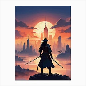 Samurai Warrior Canvas Print