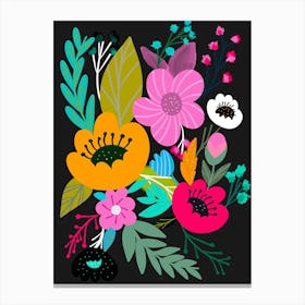 Floral Design Canvas Print