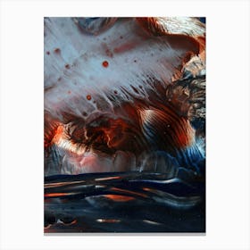 Fireworks Over The Sea Canvas Print