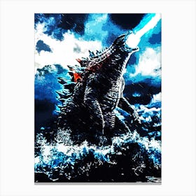 Godzilla King Of Monsters Canvas Print