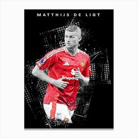 Matthijs De Ligt Drawing Canvas Print