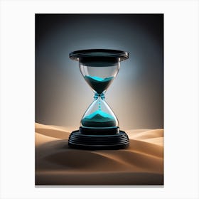 Hourglass In The Desert 4 Canvas Print