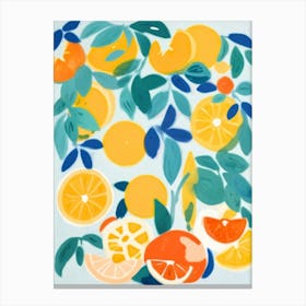 Oranges And Lemons 3 Canvas Print