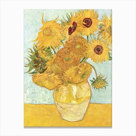 Vincent Van Gogh Sunflowers 1 Canvas Print