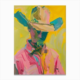 Painting Of A Cowboy 1 Canvas Print