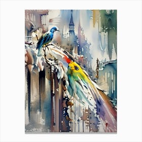 Abstract bird Canvas Print