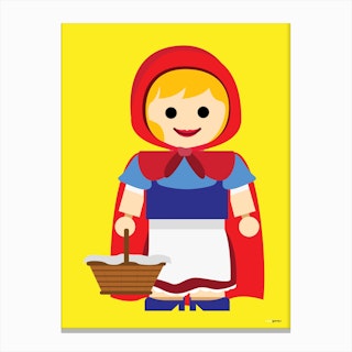 Toy Little Red Riding Hood Canvas Print