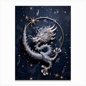 Dragon Elements Merged Illustration 2 Canvas Print