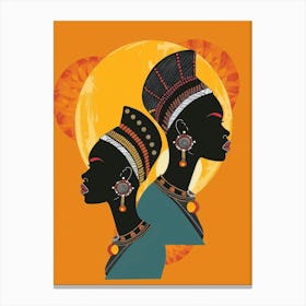 Portrait Of African Women 2 Canvas Print