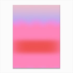 Sunset Glow Gradient Aura Canvas Print