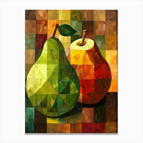 Two Pears 12 Canvas Print