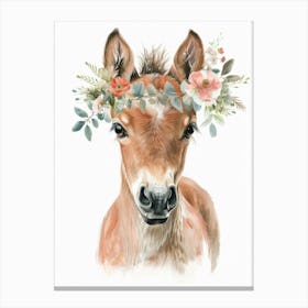 Flower Crown Canvas Print Canvas Print