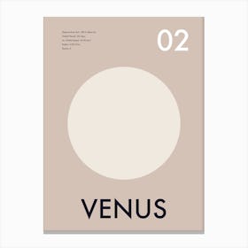 Venus Planet Galactic Canvas Print