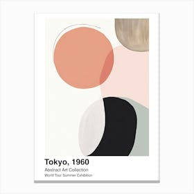 World Tour Exhibition, Abstract Art, Tokyo, 1960 11 Canvas Print