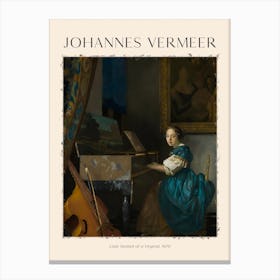 Johannes Vermeer 4 Canvas Print