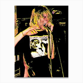 Nirvana kurt cobain Canvas Print