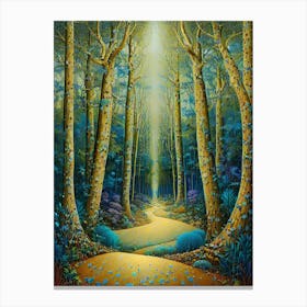 Path Through The Forest 11 Canvas Print