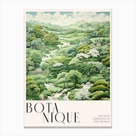 Botanique Fantasy Gardens Of The World 37 Canvas Print
