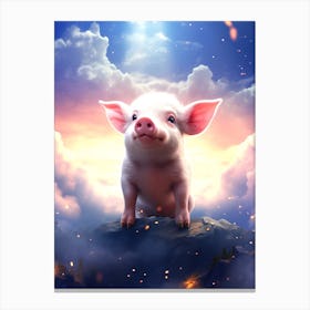 Pig In The Sky Canvas Print