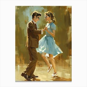 Couple Dancing Canvas Print