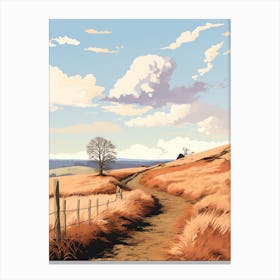 The Shropshire Way England 1 Hiking Trail Landscape Canvas Print