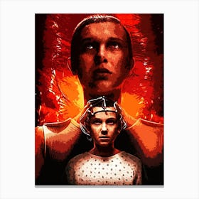 Stranger Things Poster movie 4 Canvas Print