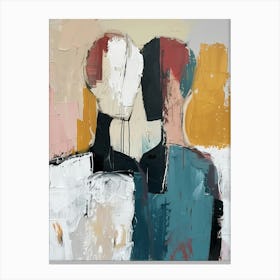 Two People Kissing Canvas Print