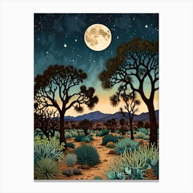 William Morris Desert Landscape Canvas Print