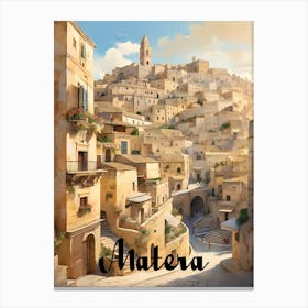 Matera Canvas Print