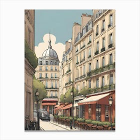 Paris Street 1 Canvas Print