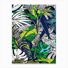 Tropical Leaves 186 Canvas Print