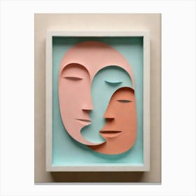 Two Faces 4 Canvas Print