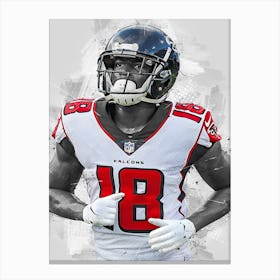 Calvin Ridley Atlanta Falcons Canvas Print