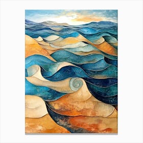 Ocean Waves Canvas Print