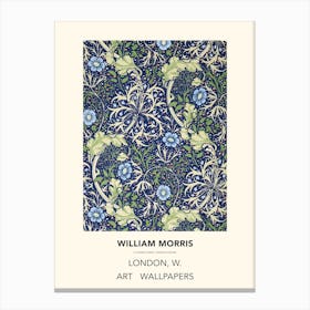 William Morris Seaweed (No Border)  Canvas Print