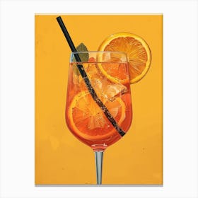 Aperol Spritz Art Print 106 Canvas Print