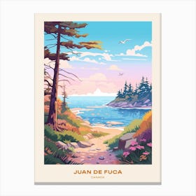 Juan De Fuca Marine Trail Canada 1 Hike Poster Canvas Print