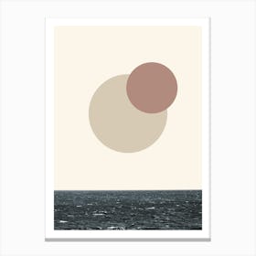 Nature Eclipse Sea Canvas Print