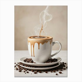 Cup of Coffee Espresso Kitchen Wall Art  Canvas Print